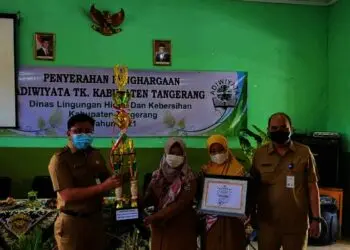 18 Sekolah Raih Penghargaan Adiwiyata Kabupaten Tangerang Tahun 2021