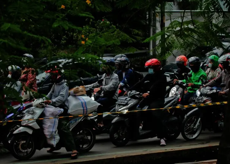 Potret Kemacetan di Jalan Imam Bonjol Gara-gara Pengerjaan Pipa PDAM