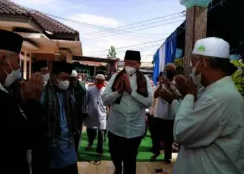 Di Sukadiri, Gubernur Ingatkan Pakai Masker
