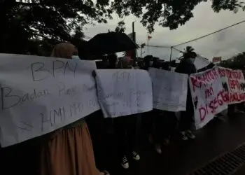 Buntut Oknum Pegawai Terjaring OTT, Aktivis Mahasiswa Lebak Pelesetkan Arti BPN