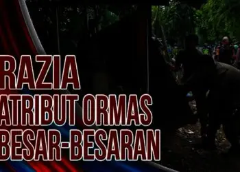 Video Penertiban Atribut Ormas di Kota Tangerang