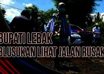 Video Bupati Lebak Marahi Sopir Truk yang Nekat Melintas di Jalan Rusak