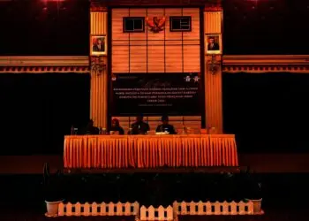 KEBAKARAN–Pondok Pesantren Hidayatul Mubtadi'in, di Kampung Sidagel, RT 01 RW 05, Desa Sukamanah, Kecamatan Baros, Kabupaten Serang, terbakar, Jumat (17/12/2021). Tidak ada korban jiwa dalam peristiwa tersebut. (ISTIMEWA)