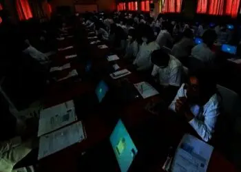 Para peserta tes SKB CPNS Pandeglang. (ISTIMEWA)