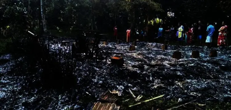 Prihatin, Rumah Janda di Cisata Kabupaten Pandeglang Ludes Terbakar