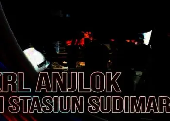 KRL Serpong-Tanah Abang Anjlok di Stasiun Sudimara