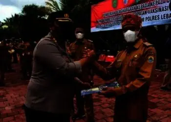 87 Kades Dapat Penghargaan dari Polres Lebak