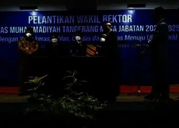 Tiga Warek UMT Periode 2021-2025 Dilantik, Tahun 2022 Targetkan Seluruh Fakultas Ditarik ke Pusat