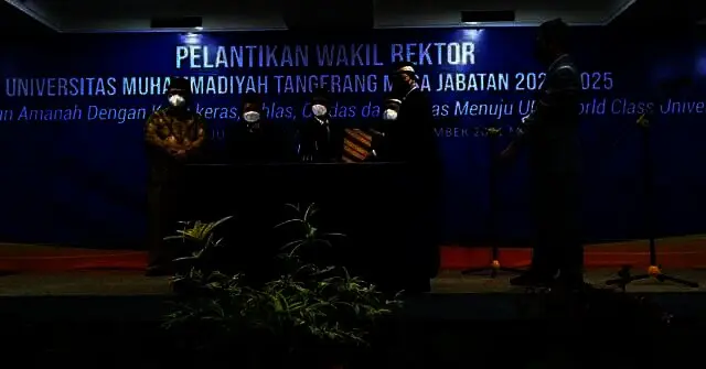 Tiga Warek UMT Periode 2021-2025 Dilantik, Tahun 2022 Targetkan Seluruh Fakultas Ditarik ke Pusat