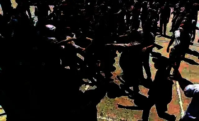 Peringati HUT Lebak Ke-193, Pendemo Bentrok Dengan Polisi
