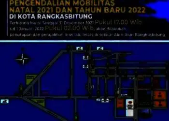 Akses ke Alun-Alun Rangkasbitung Saat Pergantian Tahun Dialihkan, Ini Rutenya