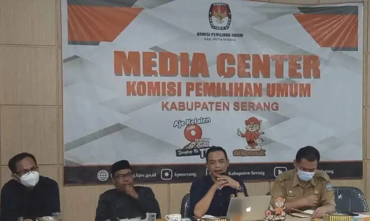 KPU Kabupaten Serang, menggelar Rakor persiapan Pilkada tahun 2024 mendatang. (ISTIMEWA)