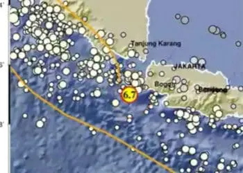Gempa Susulan di Sumur, Pandeglang Berkekuatan Magnitudo 5,7