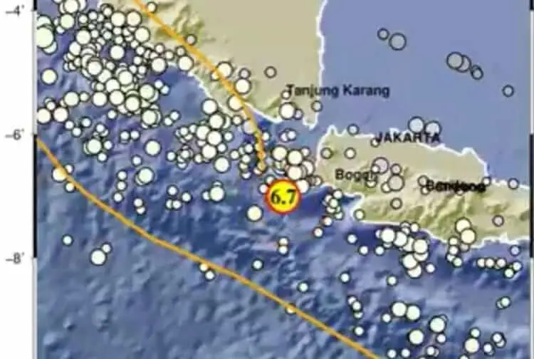 Gempa Susulan di Sumur, Pandeglang Berkekuatan Magnitudo 5,7