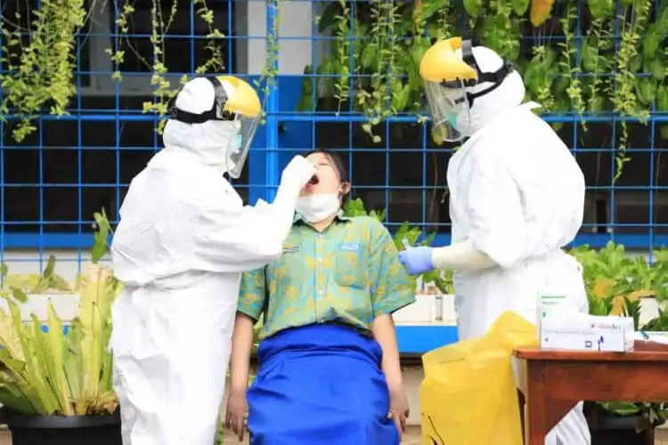405 Pelajar di Kota Tangerang Di-swab PCR