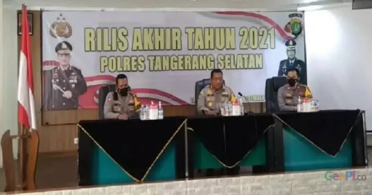 Kasus Kejahatan di Tangsel Meningkat, Narkoba Turun Drastis