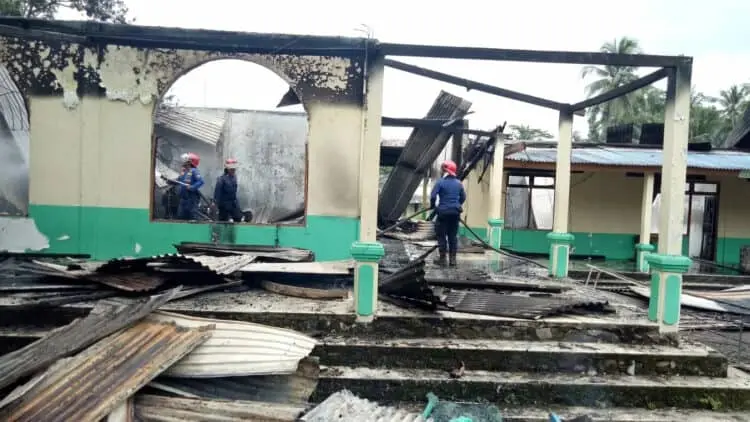 Ponpes Darunnajah 4 di Kabupaten Serang Terbakar, Kerugian Ditaksir Ratusan Juta Rupiah