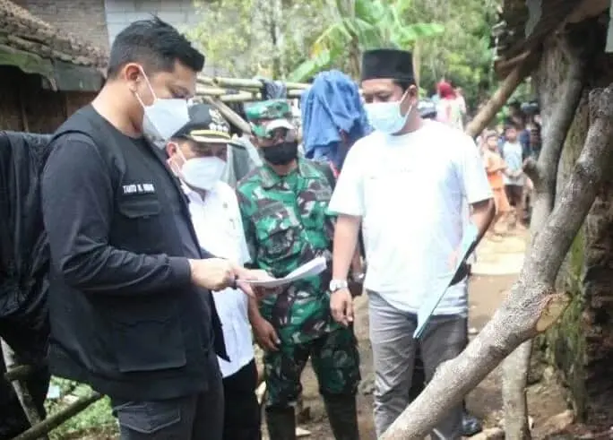 Tinjau Lokasi Gempa, Wabup Tanto: Data Korban Terdampak Harus Akurat