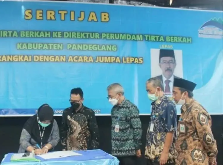 Tahun Baru, Tantangan Baru Menanti bagi Dirut Baru PDAM Pandeglang