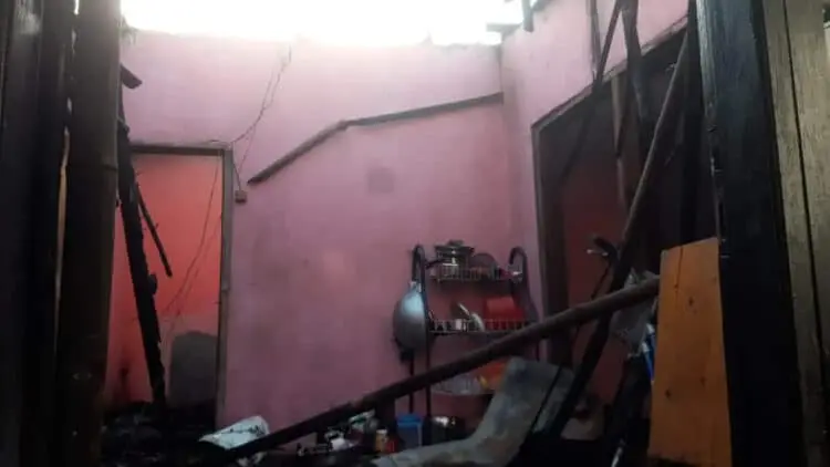 Rumah Pedagang Jamu di Jambe Ludes Terbakar