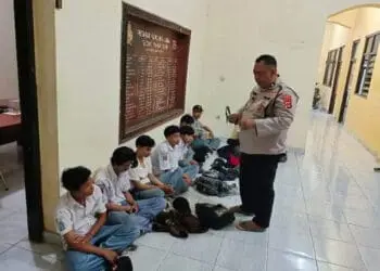 Kumpul-Kumpul Bawa Sajam, 8 Siswa SMK di Lebak Diamankan Polisi