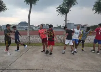 Tim Futsal Putra Kabupaten Tangerang Gembleng Fisik