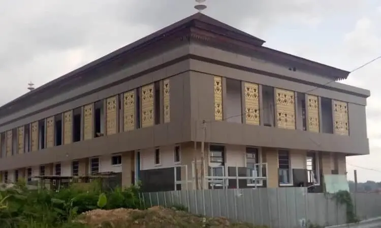 Gedung BKPSDM Kabupaten Serang Selesai Dibangun, Jalan Masuk dan Parkir Dikebut