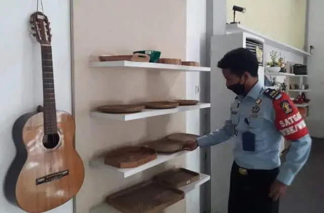Badan Terpenjara, Karya Napi Lapas Rangkasbitung Mejeng di Plaza Lebak