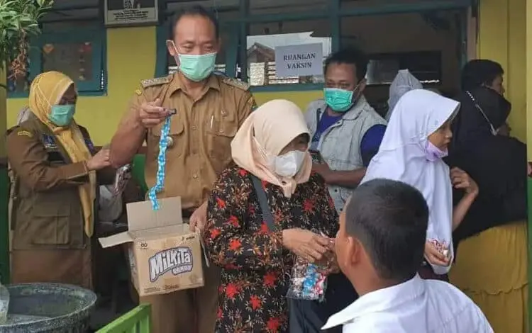 Gencarkan Vaksinasi Anak, 717 Pelajar SD di Cikande Sudah Divaksin