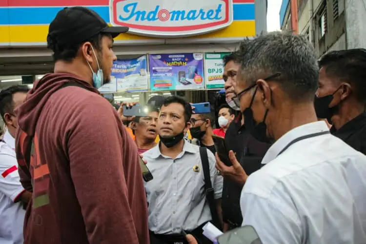 Pembagian Lapak Pedagang Pasar Lama Ricuh