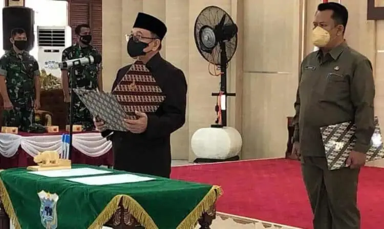 Ratusan Pejabat Esselon III dan IV Dilantik, Ini Penekanan Pj Sekda Pandeglang