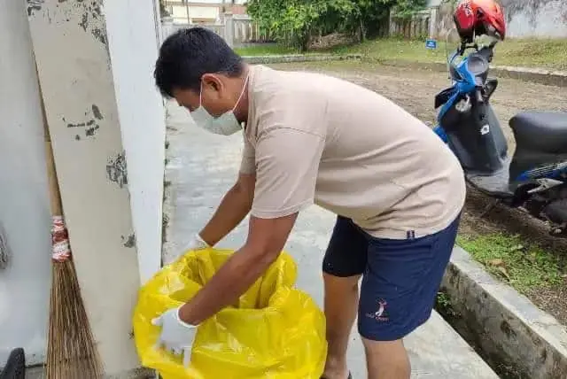 Seminggu 40 Kg Limbah B3 dan Domestik Terkumpul di Rumah Isolasi Lebak