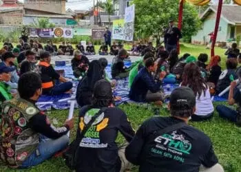 Komunitas Ojek Se-Jabodetabek Deklarasi Dukung Erick Thohir Nyapres