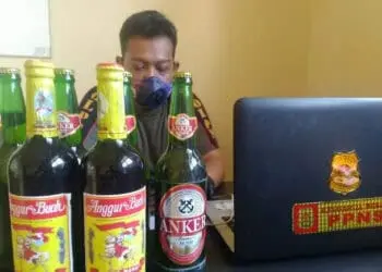 Gelar Operasi Penyakit Masyarakat, Satpol PP Lebak Amankan Miras
