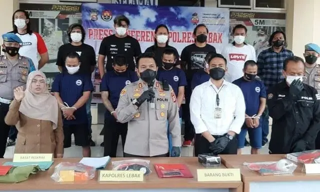 Empat Curanmor Asal Lebak Dibekuk, 9 Kendaraan Diamankan