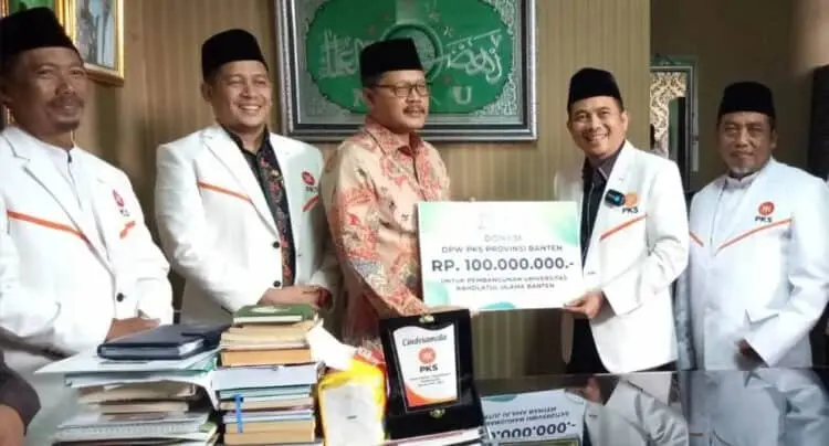PKS Banten Bantu Rp 100 Juta untuk Pembangunan Kampus INUBA