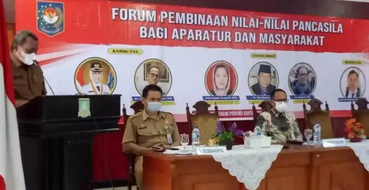 Hindari Polarisasi, Kemendagri dan Pemkab Serang Kerjasama Tanamkan Nilai – nilai Pancasila