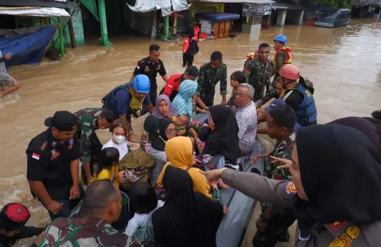 Update Banjir di Banten, 3.500 Orang Mengungsi, 5 Tewas