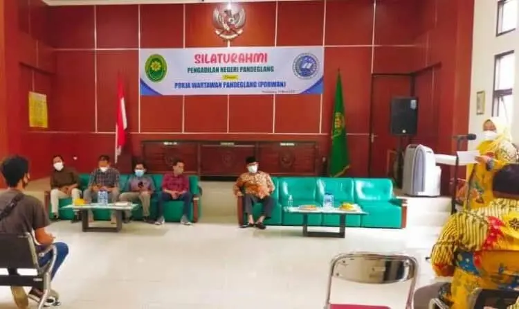 Silaturahmi Dengan Porwan, Ketua PN Pandeglang Tegaskan Beberapa Hal