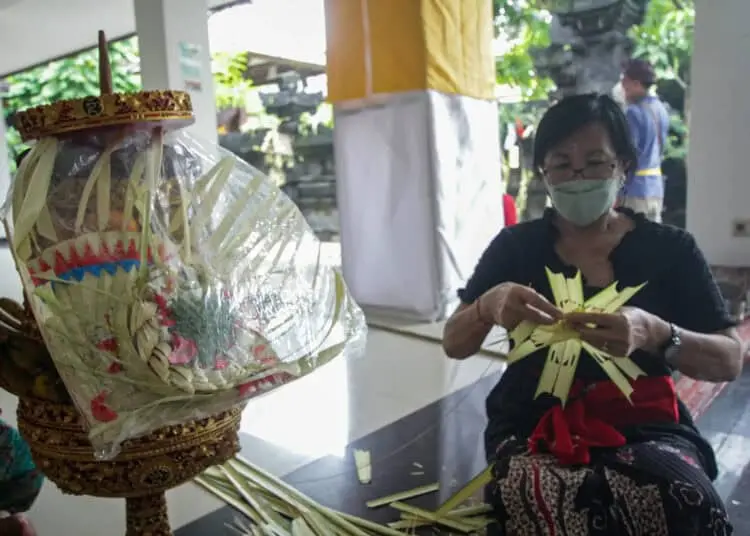 Foto Persiapan Upacara Taur Agung di Kota Tangsel
