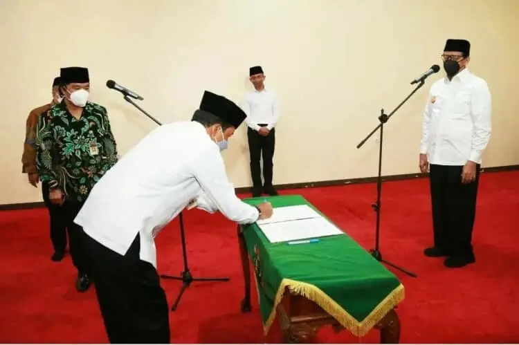 Wahidin Halim Lantik Lima Pejabat Eselon II