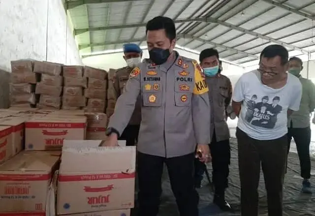 Kapolres Lebak Sidak Gudang Minyak Goreng, Begini Hasilnya