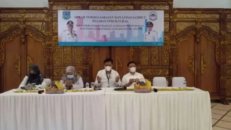 Dinas Perkimta Tangsel Pilih Sertijab di Resto