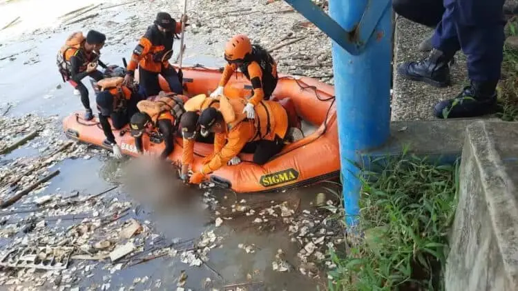 Pria Misterius Yang Lompat ke Sungai Cisadane Akhirnya Ditemukan