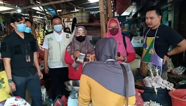 Sejumlah Bahan Pangan di Pasar Anyar Tangerang Mengandung Bahan Berbahaya, Petugas Lakukan Penyitaan