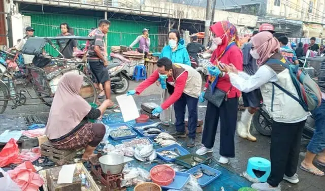 Sejumlah Bahan Pangan di Pasar Anyar Tangerang Mengandung Zat Berbahaya, Petugas Lakukan Penyitaan