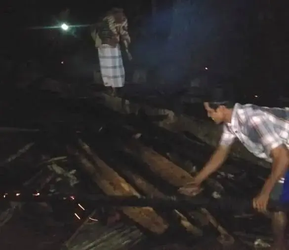 8 Kobong Ludes Terbakar, Puluhan Santri Ponpes Qiroatul Mubtadiin Sementara Tinggal di Musola