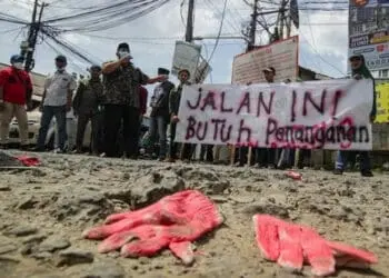 Dinas PUPR Kota Tangerang Janjikan Perbaikan Jalan Garuda Batuceper Akhir Juli 2022