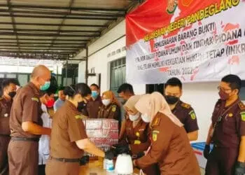 Ini Sejumlah Barang Bukti Tindak Pidana yang Dimusnahkan Kejari Pandeglang