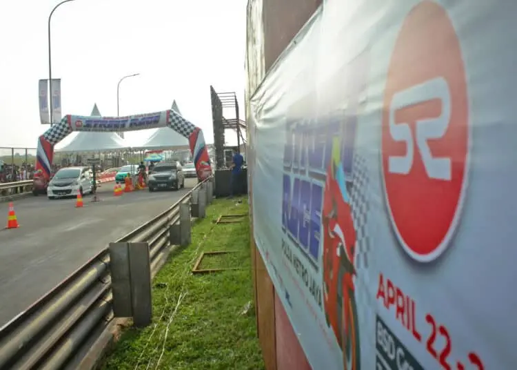 Foto Serunya Street Race Polda Metro Jaya di BSD